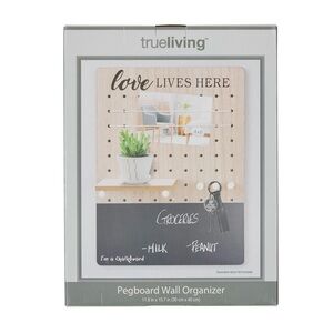 True Living Pegboard Wall Organizer